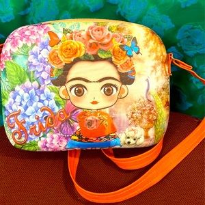 New frida mexican crossbody purse